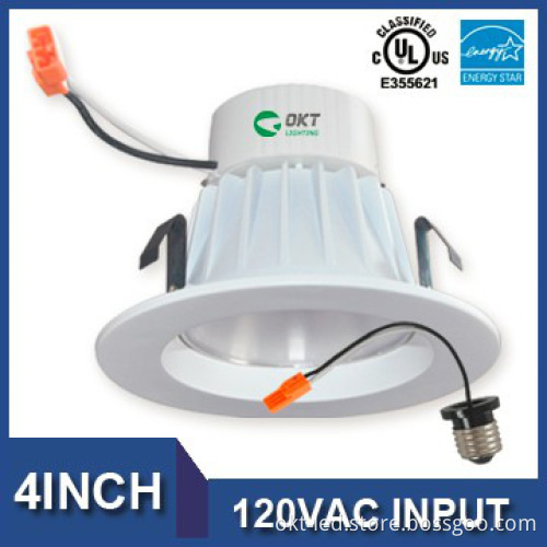 cULus Energy Star 4 inch 9w dimmable high efficient led downlight
